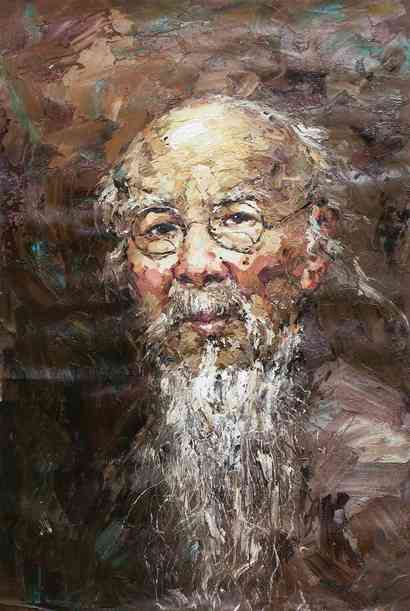 靳尚谊 齐白石像油画